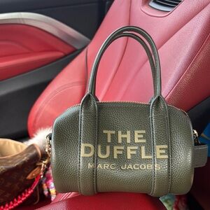 Marc Jacobs Olive Green Duffle Bag